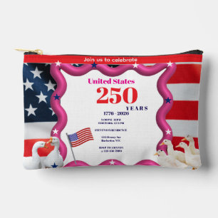 We The Silly Geese 250th Funny Celebration Accessory Pouch