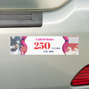 We The Silly Geese 250th Funny Celebration Bumper Sticker