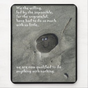 We the willing mouse pad