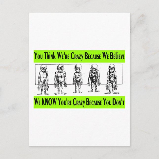 We Think Postcard (Front)