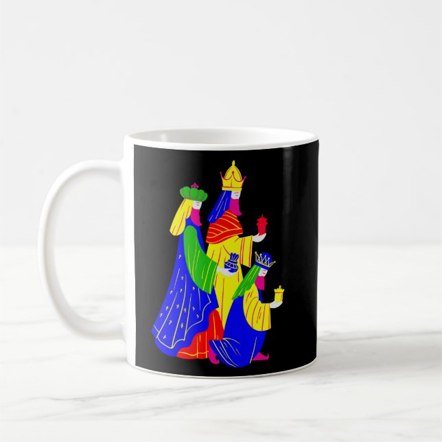 We Three Kings 3 Wise Men Christmas Nativity Churc Coffee Mug (Left)