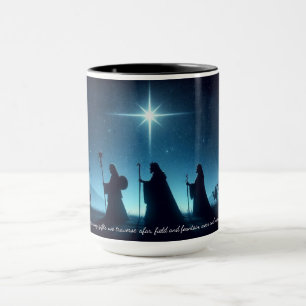 We Three Kings Nativity Christmas Coffee Mug Cup