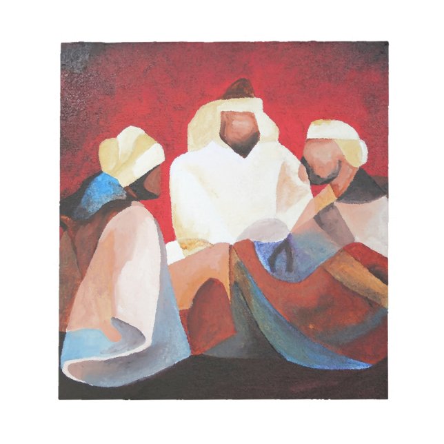 We Three Kings The Wise Men Of Christmas Notepad (Front)