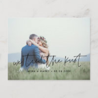 We tied the knot Modern design photo