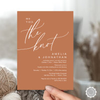 We tied the knot, Romantic Wedding Dinner Party