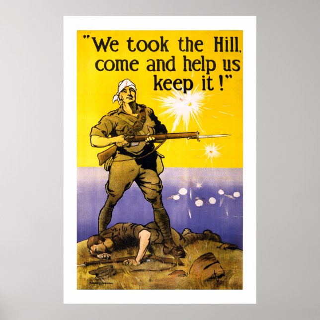 We Took The Hill (white) Poster (Front)
