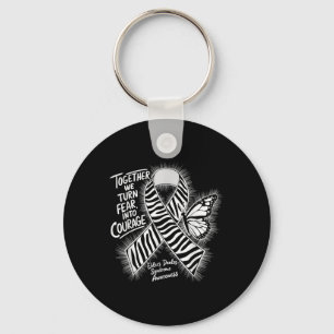 We Turn Fear Into Courage Ehlers Danlos Syndrome A Key Ring