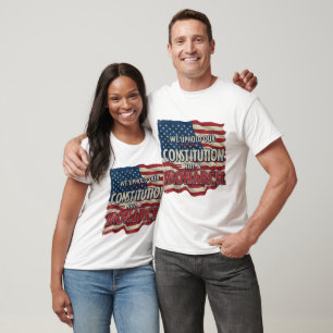 We Uphold Our Constitution - Patriotic Graphic Tee