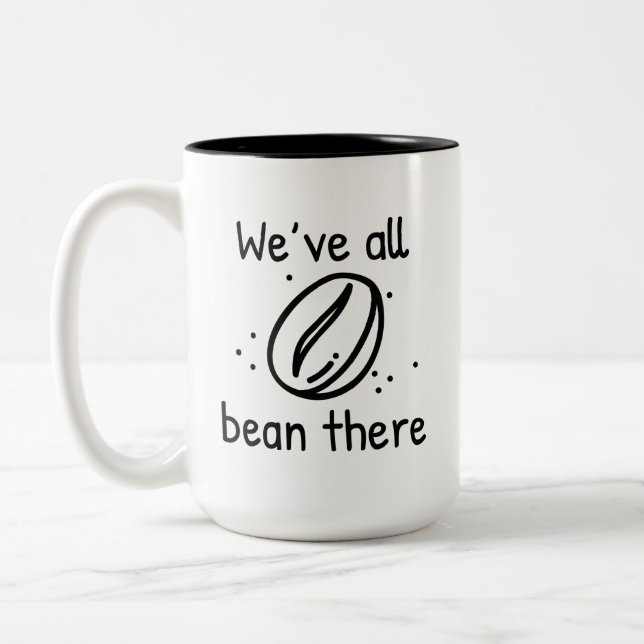 We’ve All Bean There Two-Tone Coffee Mug (Left)