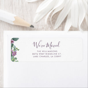 We’ve Moved Moving Announcement Return Address Return Address Label