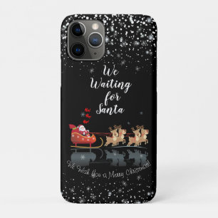 We Waiting for Santa Ho! Ho! Ho! Winter Holiday iPhone 11 Pro Case