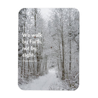 We Walk By Faith Magnet