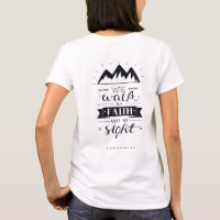 We walk by faith not by sight
