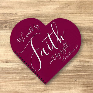 We Walk by Faith Notebook