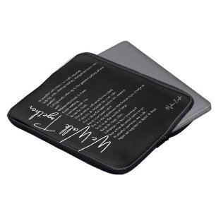We walk together love poem poster wall art decor laptop sleeve