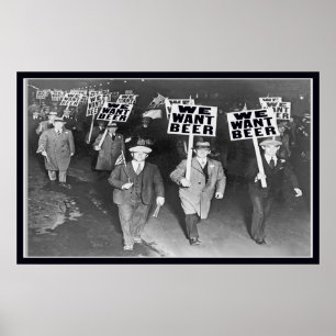 WE WANT BEER! POSTER