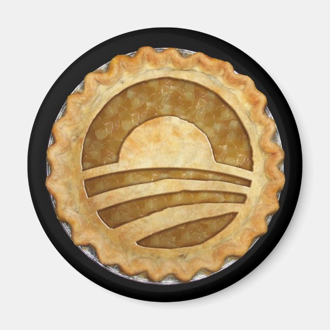 "We Want Pie!" Obama Pie Magnet (Front)