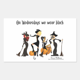 We Wear Black Rectangular Sticker