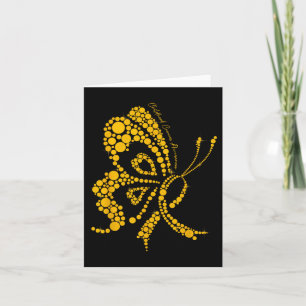 We Wear Gold For Childhood Cancer Awareness Butter Card