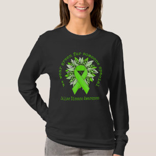 We Wear Green Celiac Disease Awareness Sunflower L T-Shirt