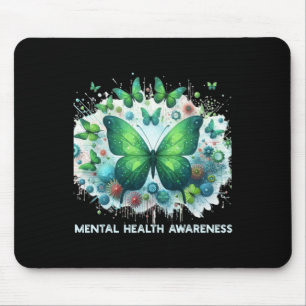 We Wear Green Mental Health Awareness Month Butter Mouse Pad