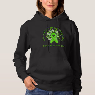 We Wear Green Mental Health Awareness Sunflower Le Hoodie