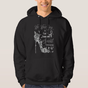 We Wear Grey Butterflies Dyslexia Awareness Hoodie