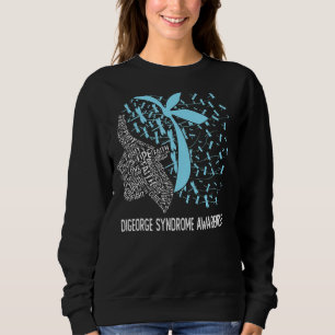 We Wear Light Blue For Digeorge Syndrome Awareness Sweatshirt