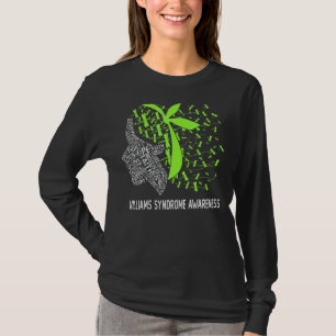 We Wear Lime Green For Williams Syndrome Awareness T-Shirt