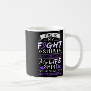We Wear Purple Fibromyalgia Awareness Ribbon Gift  Coffee Mug