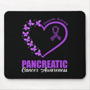 We Wear Purple For Pancreatic Cancer Awareness  Mouse Pad