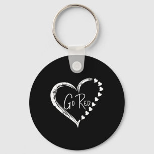 We Wear Red At February Go Red Heart Disease Aware Key Ring