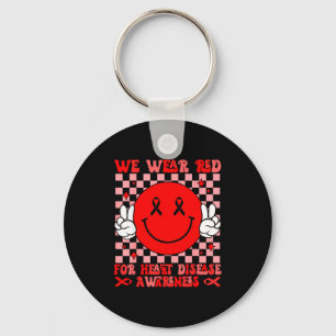 We Wear Red For Heart Disease Awareness Month Wome Key Ring