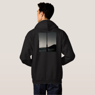  We Were Here men black hooded sweatshirt back