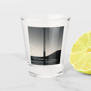 We Were Here shot glass