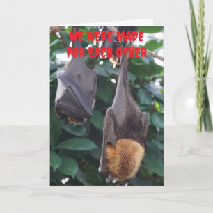 We were made for each other. card