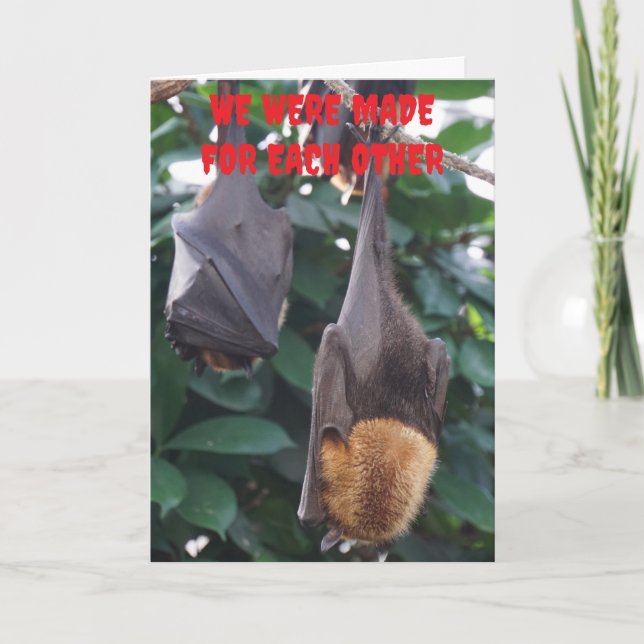 We were made for each other. card (Front)