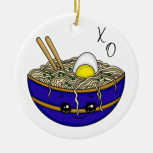 We were Ramen To Be   Funny Christmas Pun Ceramic Ornament