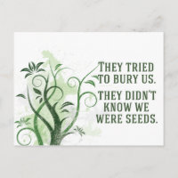 We Were Seeds Inspirational Quote Beautiful