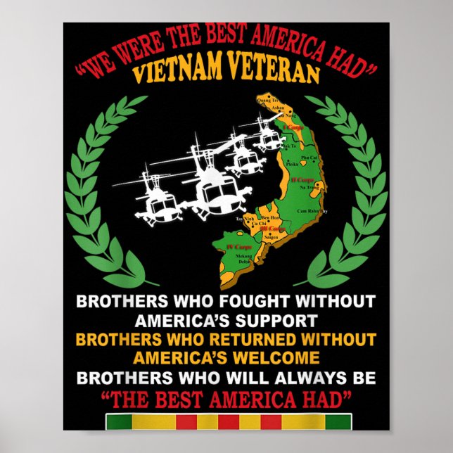 We Were The Best America Had Vietnam Veteran Broth Poster (Front)