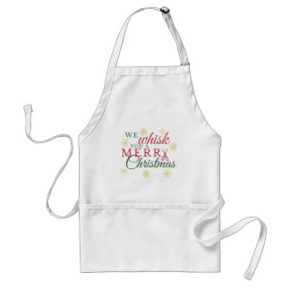 We whisk you a merry Christmas kitchen apron