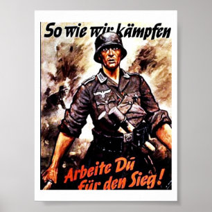 We Wie Wir Kampfen Poster