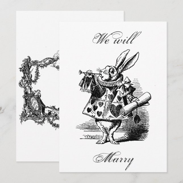 We will marry – Announcement to the wedding (Front/Back)