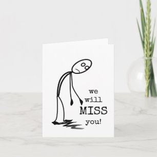 We Will Miss You, Goodbye, Good Luck, Coworker Card