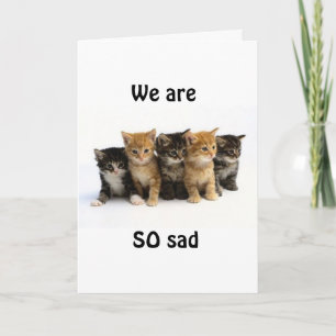 WE WILL "MISS YOU" SO VERY MUCH! CARD