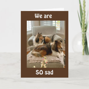 WE WILL "MISS YOU" SO VERY MUCH! CARD