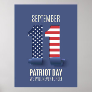 We will never forget 911 poster