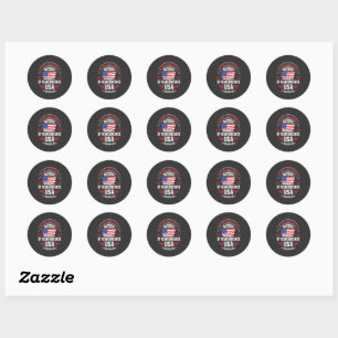 We Will Never Forget National Day of Remembrance Classic Round Sticker