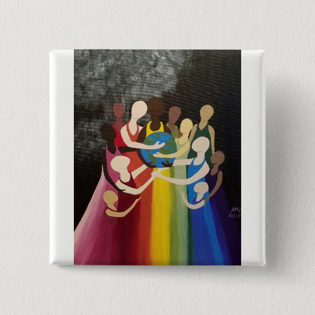 We Will Not Watch The World Burn Pin (Front)