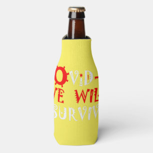 We Will Survive COVID-19 – Strength & Resilience Bottle Cooler